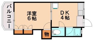 南福岡駅 徒歩3分 3階の物件間取画像